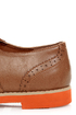 Bamboo Toureg 01 Tan Lace-Up Orange-Soled Oxfords