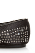 Jules Black Rhinestone Encrusted Smoking Slipper Flats