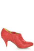 B.A.I.T. Hilda Red Alligator Pointed Shootie Booties