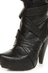 Brooke Black Belted High Heel OTK Boots