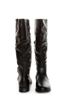 Rina 12 Black Buttoned and Scalloped Riding Boots