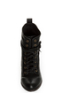 Chelsea Crew Detour Black Lace-Up Ankle Booties