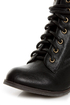 Chelsea Crew Detour Black Lace-Up Ankle Booties