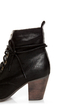 Chelsea Crew Detour Black Lace-Up Ankle Booties