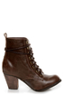 Chelsea Crew Detour Brown Lace-Up Ankle Booties