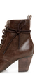 Chelsea Crew Detour Brown Lace-Up Ankle Booties