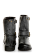 Chelsea Crew Galant Black Slouchy Belted Ankle Boots