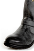 Chelsea Crew Galant Black Slouchy Belted Ankle Boots