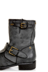 Chelsea Crew Galant Black Slouchy Belted Ankle Boots