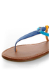 City Classified Gee Blue Combo Thong Sandals