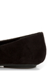 City Classified Gloria Black Studded Cap-Toe Flats