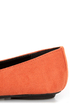City Classified Gloria Burnt Orange Studded Cap-Toe Flats