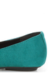 City Classified Gloria Deep Teal Studded Cap-Toe Flats