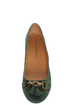 City Classified Hi Green Tassel Ballet Flats