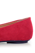 City Classified Hi Lipstick Red Tassel Ballet Flats