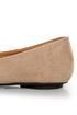 City Classified Hi Taupe Tassel Ballet Flats
