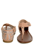 City Classified Jane Nude Heel Flair Thong Sandals