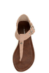 City Classified Jane Nude Heel Flair Thong Sandals