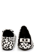 City Classified Kodey Beige and Black Dalmatian Pointed Flats