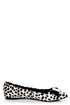 City Classified Kodey Beige and Black Dalmatian Pointed Flats