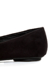 City Classified Quant Black Medallion Ballet Flats