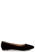 City Classified Sadler Black Pointed Flats