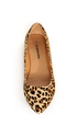 City Classified Sadler Tan Cheetah Pointed Flats