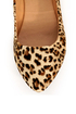 City Classified Sadler Tan Cheetah Pointed Flats
