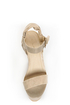 C Label Christian 8 Beige Super Platform Sandals