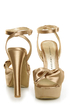 Chinese Laundry Forget You Nude Satin Platform Pumps