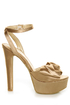 Chinese Laundry Forget You Nude Satin Platform Pumps