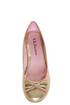 CL by Laundry Get Down Gold Distressed Ballet Flats