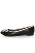 CL by Laundry Get Down Hudson Black and Pink Ballet Flats