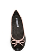 CL by Laundry Get Down Hudson Black and Pink Ballet Flats