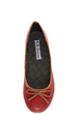 CL by Laundry Get Down Hudson Red and Tan Ballet Flats