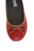 CL by Laundry Get Down Hudson Red and Tan Ballet Flats