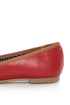 CL by Laundry Get Down Hudson Red and Tan Ballet Flats