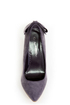 C Label Kristy 6 Purple Burnished Back-Bow Pointed Chunky Heels