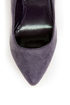 C Label Kristy 6 Purple Burnished Back-Bow Pointed Chunky Heels