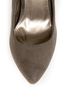 C Label Kristy 6 Taupe Burnished Back-Bow Pointed Chunky Heels