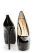 Chinese Laundry Perfect Ten Patent Black Pointed Platform Heels