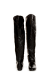 Chinese Laundry South Bay Black Leather Over-The-Knee Boots