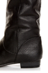 Chinese Laundry South Bay Black Leather Over-The-Knee Boots