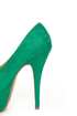 Dollhouse Allure Teal Lace Platform Pumps