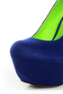 Dollhouse Kammy Blue Super Platform Heels