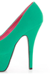 Dollhouse Kammy Sea Green Super Platform Heels