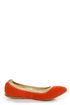 Dollhouse Mystical Orange and Gold Ballet Flats