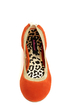 Dollhouse Mystical Orange and Gold Ballet Flats