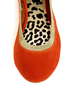 Dollhouse Mystical Orange and Gold Ballet Flats