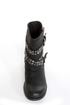 Dirty Laundry Showstopper Black Studded Motorcycle Boots